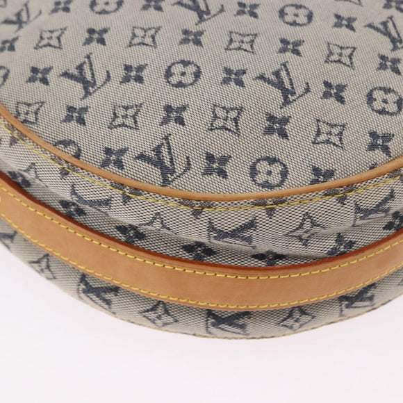 LOUIS VUITTON Monogram Mini Jeanne GM Shoulder Bag Blue M92000 LV Auth 192061