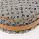 LOUIS VUITTON Monogram Mini Jeanne GM Shoulder Bag Blue M92000 LV Auth 192061-17