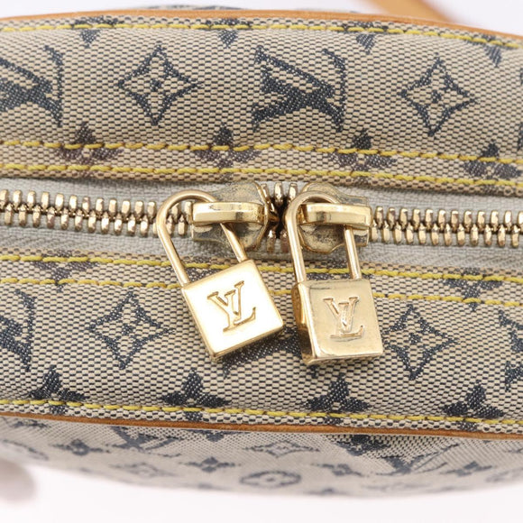 LOUIS VUITTON Monogram Mini Jeanne GM Shoulder Bag Blue M92000 LV Auth 192061