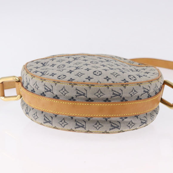 LOUIS VUITTON Monogram Mini Jeanne GM Shoulder Bag Blue M92000 LV Auth 192061