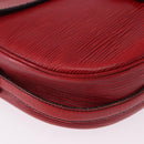 LOUIS VUITTON Epi Jeune Fille MM Shoulder Bag Red M52157 LV Auth 192062-10