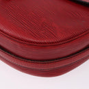 LOUIS VUITTON Epi Jeune Fille MM Shoulder Bag Red M52157 LV Auth 192062-11
