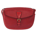 LOUIS VUITTON Epi Jeune Fille MM Shoulder Bag Red M52157 LV Auth 192062-2