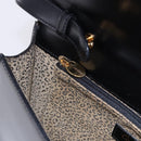 CARTIER PANTHERE Shoulder Bag Leather Black Gold Auth 192063V-10