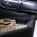 CARTIER PANTHERE Shoulder Bag Leather Black Gold Auth 192063V-12