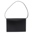 CARTIER PANTHERE Shoulder Bag Leather Black Gold Auth 192063V-2