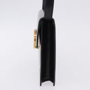 CARTIER PANTHERE Shoulder Bag Leather Black Gold Auth 192063V-3