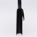 CARTIER PANTHERE Shoulder Bag Leather Black Gold Auth 192063V-4