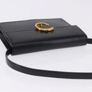 CARTIER PANTHERE Shoulder Bag Leather Black Gold Auth 192063V-6