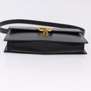 CARTIER PANTHERE Shoulder Bag Leather Black Gold Auth 192063V-5