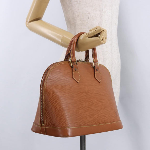 LOUIS VUITTON Epi Alma Hand Bag Zipangu Gold M52148 LV Auth 192065A