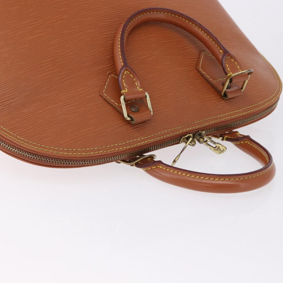 LOUIS VUITTON Epi Alma Hand Bag Zipangu Gold M52148 LV Auth 192065A