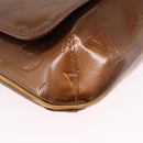 LOUIS VUITTON Monogram Vernis Thompson Street Bag Bronze M91124 LV Auth 192067-11