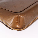 LOUIS VUITTON Monogram Vernis Thompson Street Bag Bronze M91124 LV Auth 192067-13