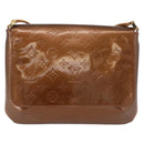 LOUIS VUITTON Monogram Vernis Thompson Street Bag Bronze M91124 LV Auth 192067-2