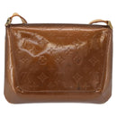 LOUIS VUITTON Monogram Vernis Thompson Street Bag Bronze M91124 LV Auth 192067-3