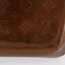 LOUIS VUITTON Monogram Vernis Thompson Street Bag Bronze M91124 LV Auth 192067-4