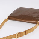 LOUIS VUITTON Monogram Vernis Thompson Street Bag Bronze M91124 LV Auth 192067-7