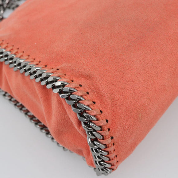 Stella MacCartney Falabella Chain Bag polyester 2way Orange 371223 Auth 192068A