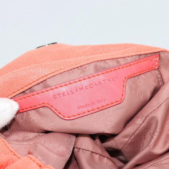 Stella MacCartney Falabella Chain Bag polyester 2way Orange 371223 Auth 192068A