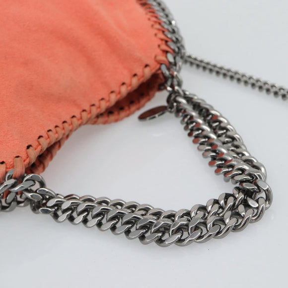 Stella MacCartney Falabella Chain Bag polyester 2way Orange 371223 Auth 192068A