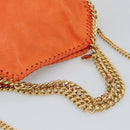 Stella MacCartney Chain Farabella Mini Bag polyester 2way Orange Auth 192069V-7