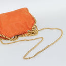 Stella MacCartney Chain Farabella Mini Bag polyester 2way Orange Auth 192069V-8