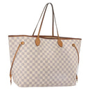 LOUIS VUITTON Damier Azur Neverfull GM Tote Bag N41360 LV Auth 192070-1