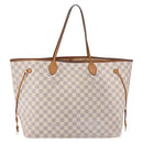 LOUIS VUITTON Damier Azur Neverfull GM Tote Bag N41360 LV Auth 192070-2