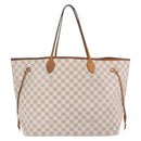 LOUIS VUITTON Damier Azur Neverfull GM Tote Bag N41360 LV Auth 192070-3