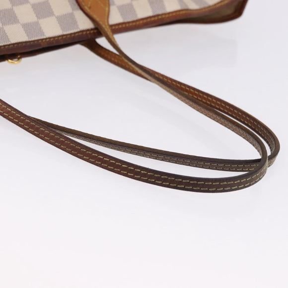 LOUIS VUITTON Damier Azur Neverfull GM Tote Bag N41360 LV Auth 192070