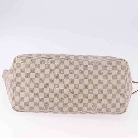 LOUIS VUITTON Damier Azur Neverfull GM Tote Bag N41360 LV Auth 192070