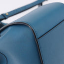 LOEWE Ghibli Collaboration Hammock Mini Hand Bag Leather Navy Gold Auth 192072SM-17