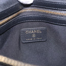 CHANEL Matelasse Clutch Bag Lamb Skin Black Gold CC Auth 192073SAM-9