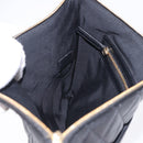 CHANEL Matelasse Clutch Bag Lamb Skin Black Gold CC Auth 192073SAM-19
