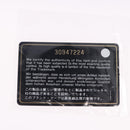 CHANEL Matelasse Clutch Bag Lamb Skin Black Gold CC Auth 192073SAM-12