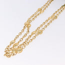 Christian Dior Chain Shoulder Bag Suede Green Gold Auth 192074V-8