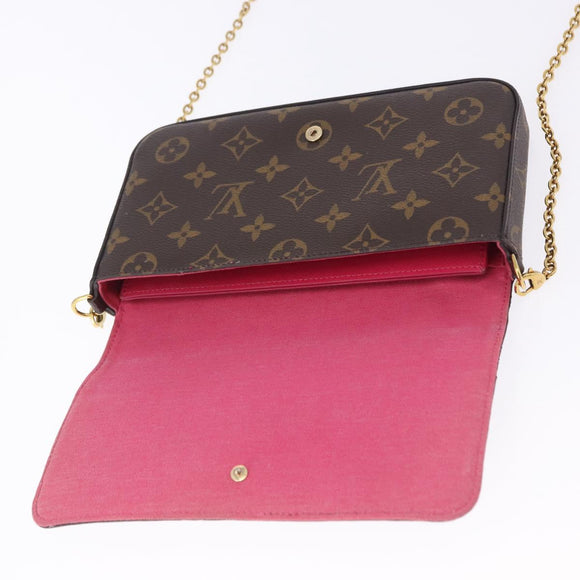 LOUIS VUITTON Monogram Vivienne Pochette Felice Bag M80859 LV Auth 192075M