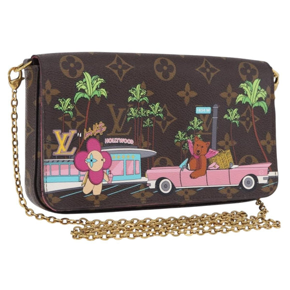 LOUIS VUITTON Monogram Vivienne Pochette Felice Bag M80859 LV Auth 192075M