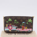 LOUIS VUITTON Monogram Vivienne Pochette Felice Bag M80859 LV Auth 192075M-12