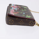 LOUIS VUITTON Monogram Vivienne Pochette Felice Bag M80859 LV Auth 192075M-3