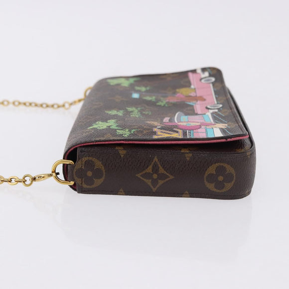LOUIS VUITTON Monogram Vivienne Pochette Felice Bag M80859 LV Auth 192075M