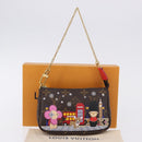 LOUIS VUITTON Vivienne Mini Pochette Accessoires Pouch M80863 LV Auth 192076M-12
