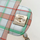 CHANEL Mini Matelasse 20 Chain Bag Lamb Skin Multicolor Gold CC Auth 192077SM-21