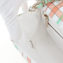 CHANEL Mini Matelasse 20 Chain Bag Lamb Skin Multicolor Gold CC Auth 192077SM-24