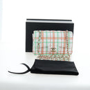 CHANEL Mini Matelasse 20 Chain Bag Lamb Skin Multicolor Gold CC Auth 192077SM-12