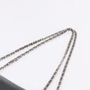 CHANEL Lipstick Chain Shoulder Bag Patent leather Black Silver CC Auth 192079V-8