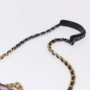 CHANEL Matelasse Chain Shoulder Bag Canvas 2way Multicolor Gold CC Auth 192081M-10