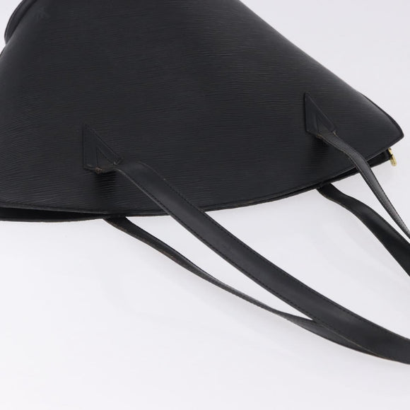 LOUIS VUITTON Epi Saint Jacques Shopping Bag Black M52272 LV Auth 192086