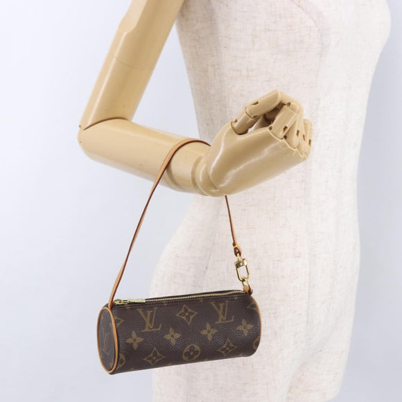 LOUIS VUITTON Monogram Papillon Pouch LV Auth 192087V